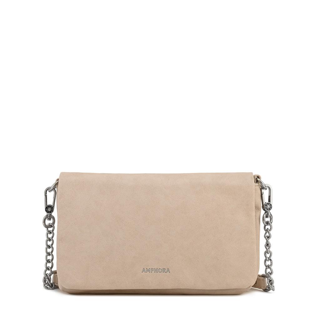 Cartera bandolera henry pequeña blanco crudo