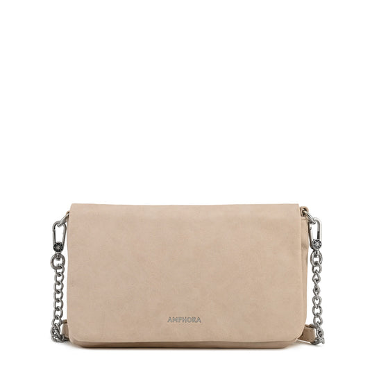 Cartera Bandolera pequeña henry blanco crudo