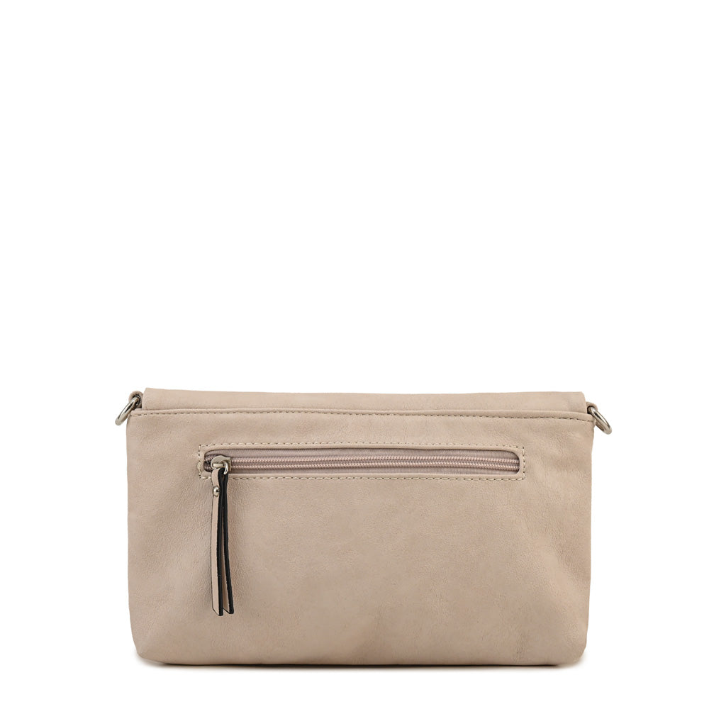 Cartera bandolera henry pequeña blanco crudo