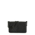 Cartera bandolera con tapa muller pequeña negro