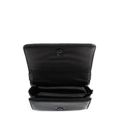Cartera bandolera con tapa pequeña muller Negro especial