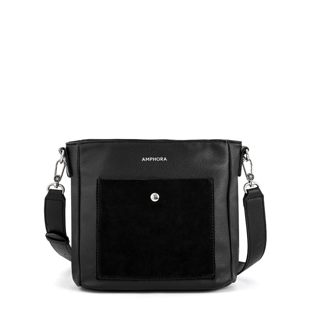 Cartera bandolera isela grande negro