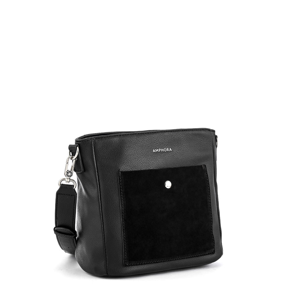 Cartera bandolera isela grande negro