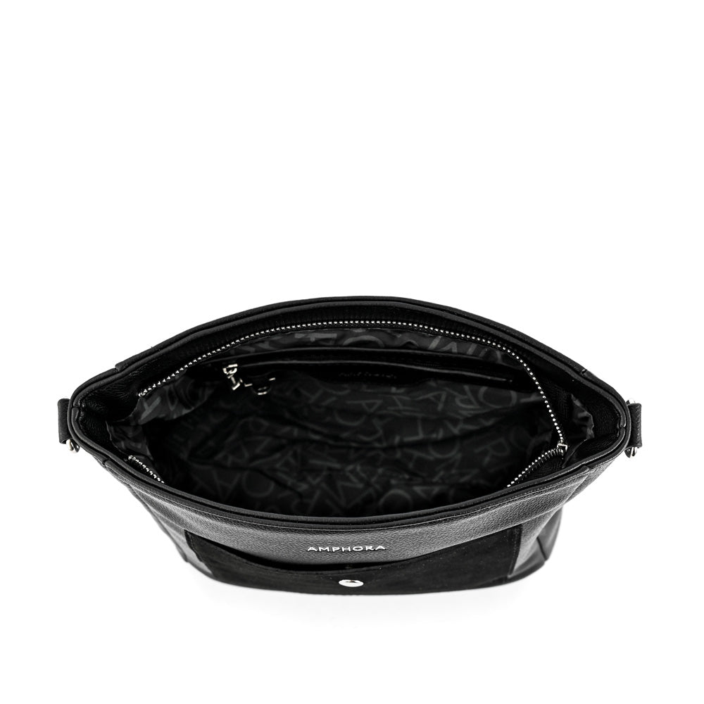Cartera bandolera isela grande negro