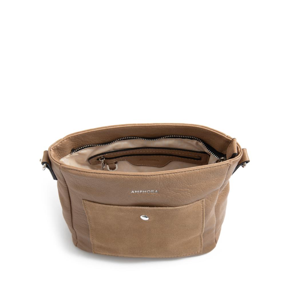Cartera bandolera isela grande taupe