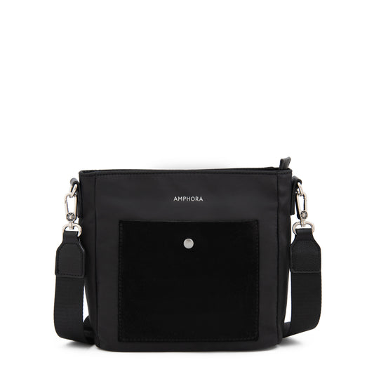 Cartera bandolera grande isela Negro especial