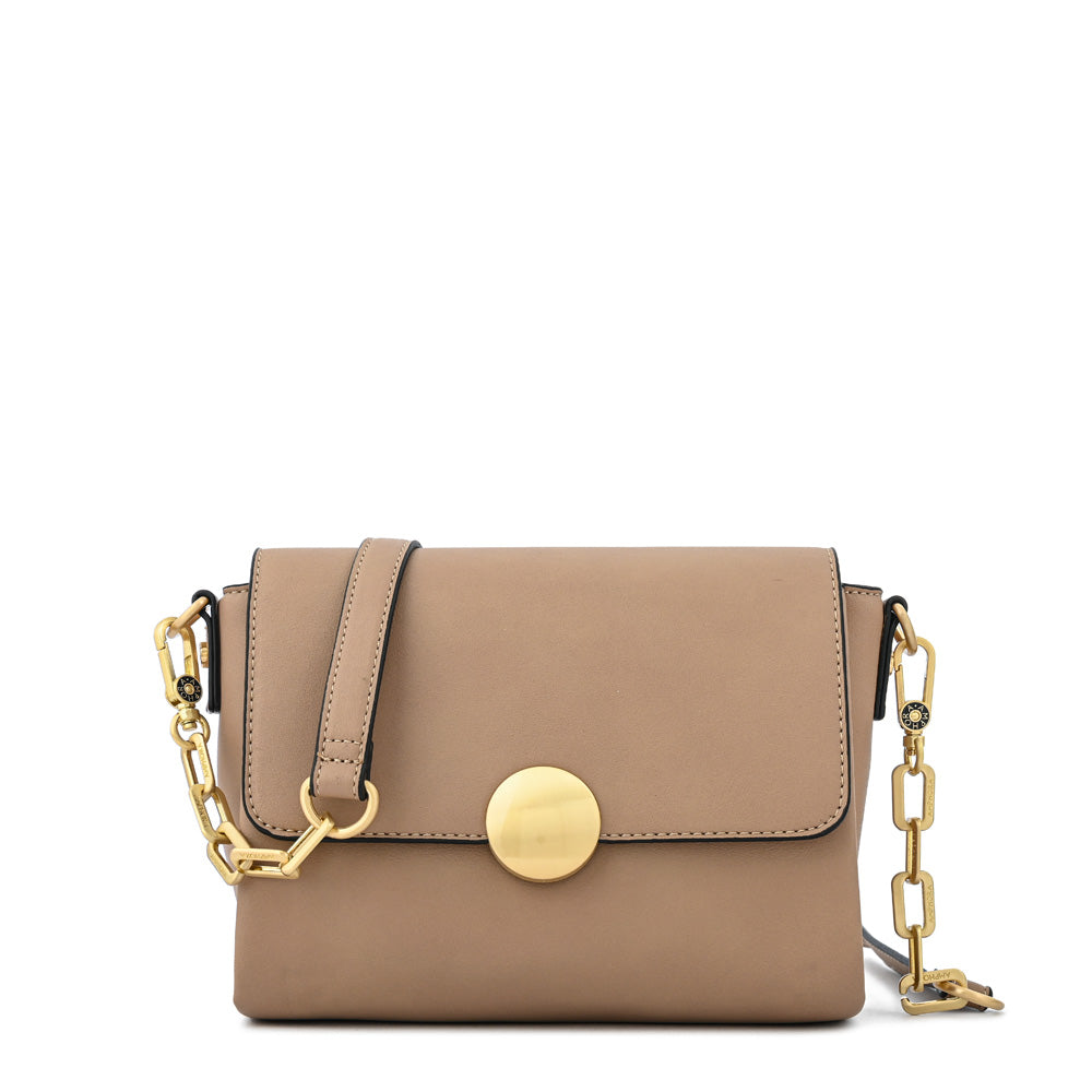 Cartera bandolera pequeña amara beige