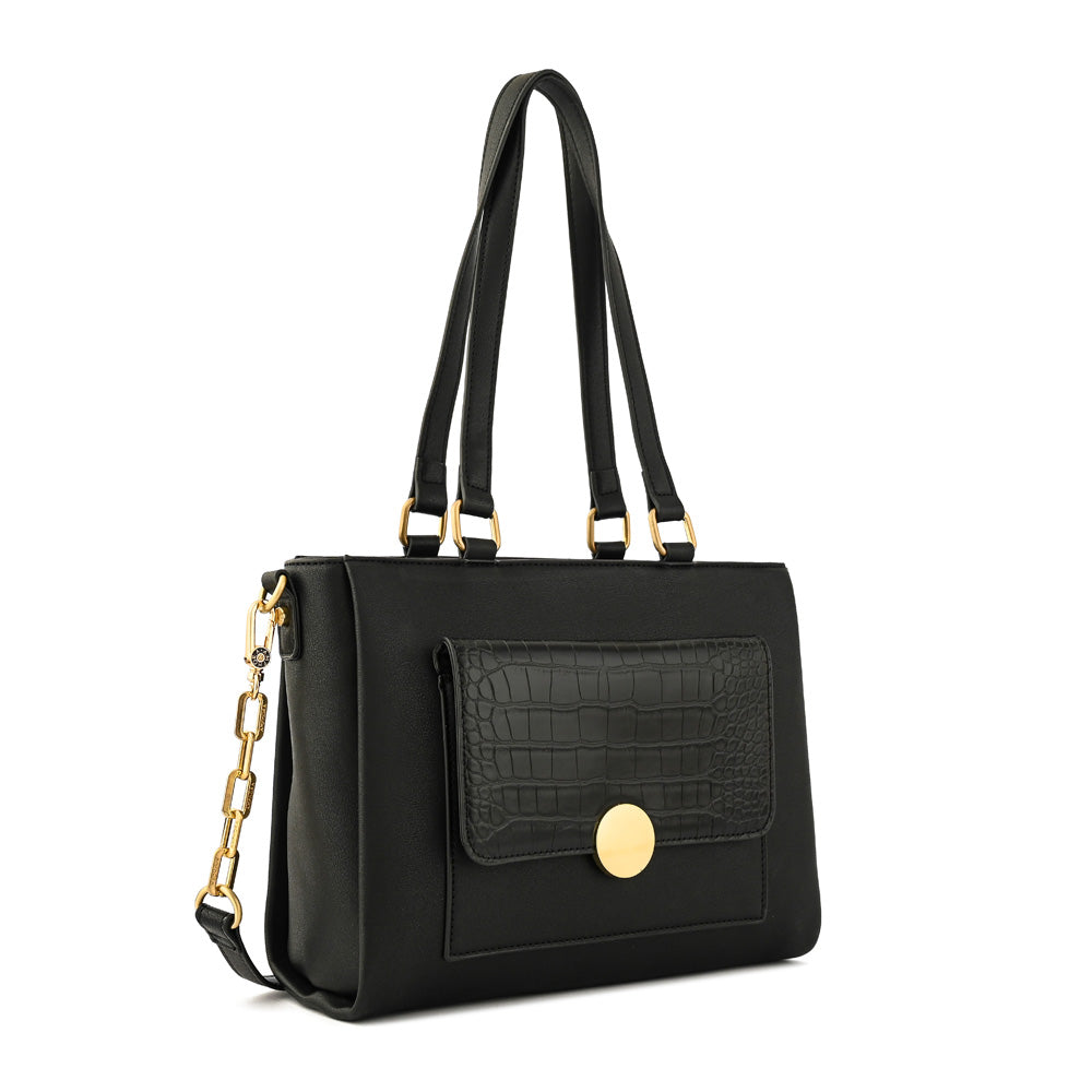 Cartera tote amara mediana negro especial