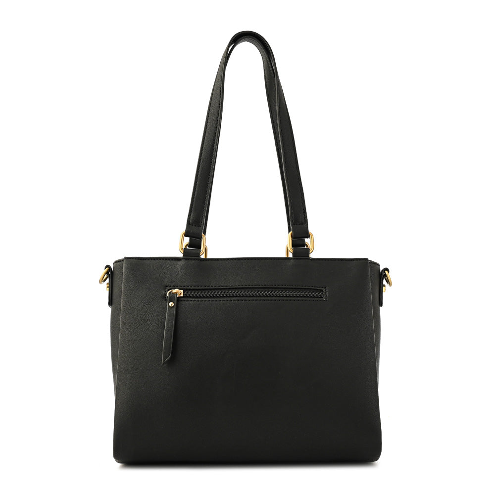 Cartera tote amara mediana negro especial