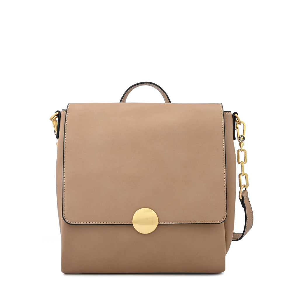 Mochila amara pequeña beige