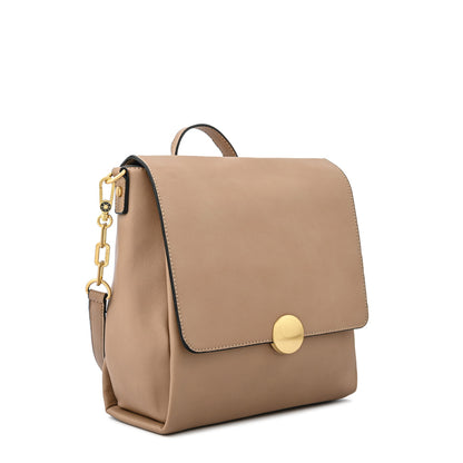 Mochila pequeña amara beige