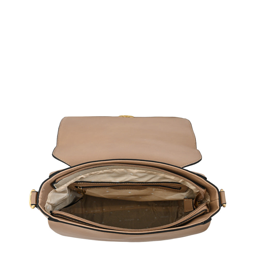 Mochila amara pequeña beige