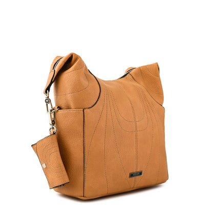 Mochila mediana zaha camel