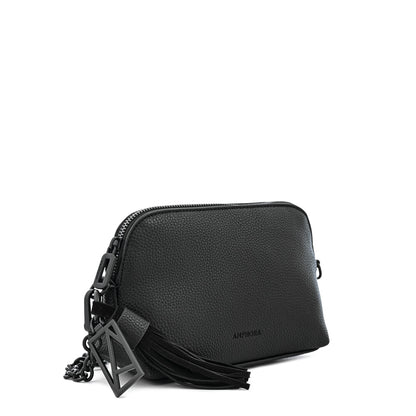 Cartera bandolera mediana ingrid negro