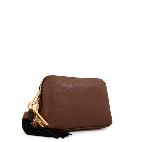 Cartera bandolera ingrid mediana café