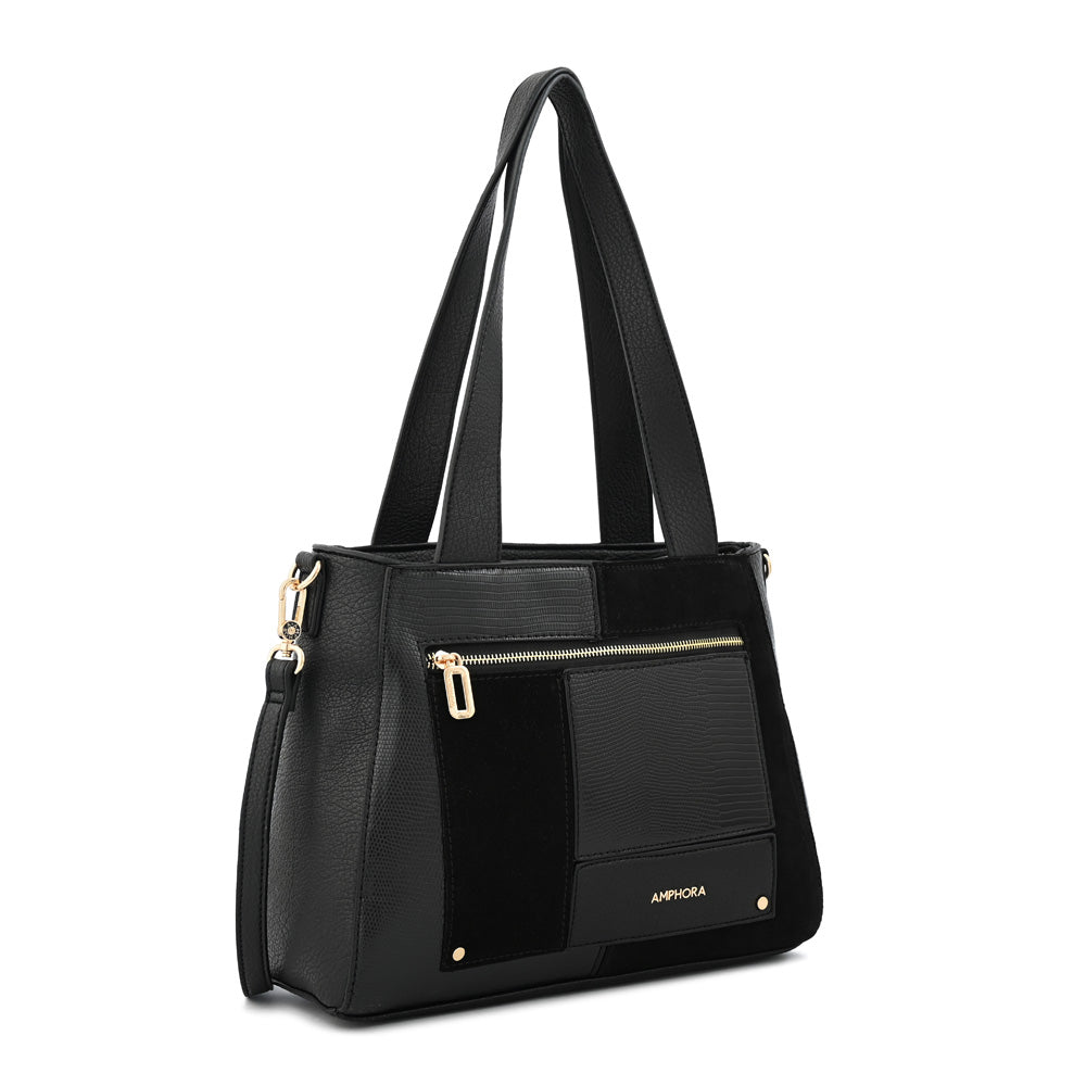 Cartera tote jane grande negro especial