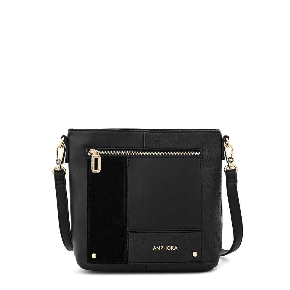 Cartera bandolera jane mediana negro