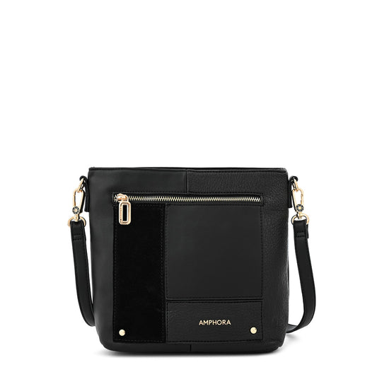 Cartera bandolera mediana jane negro