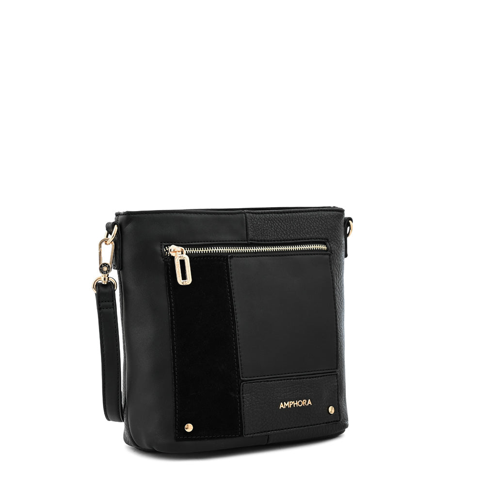 Cartera bandolera jane mediana negro