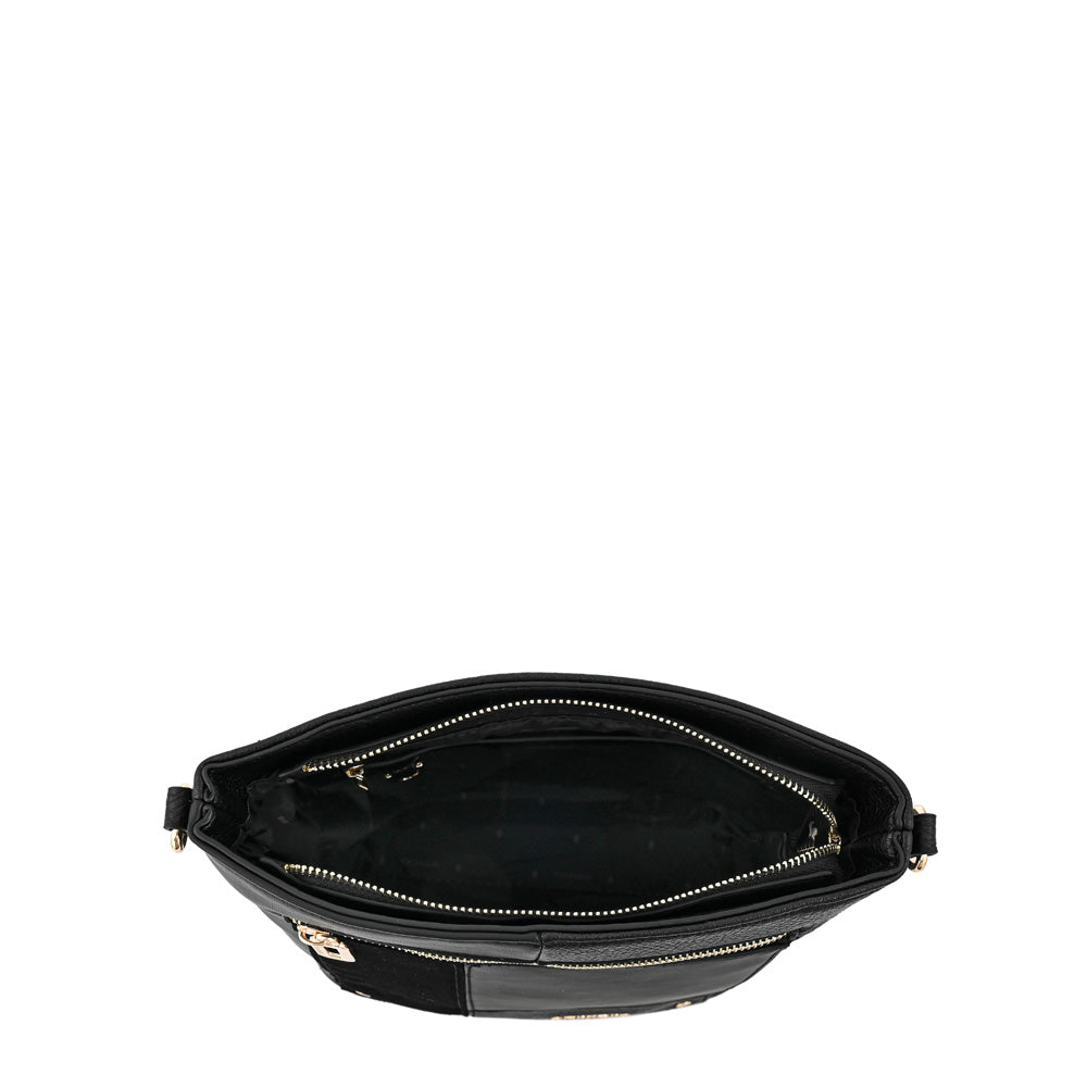 Cartera bandolera mediana jane negro