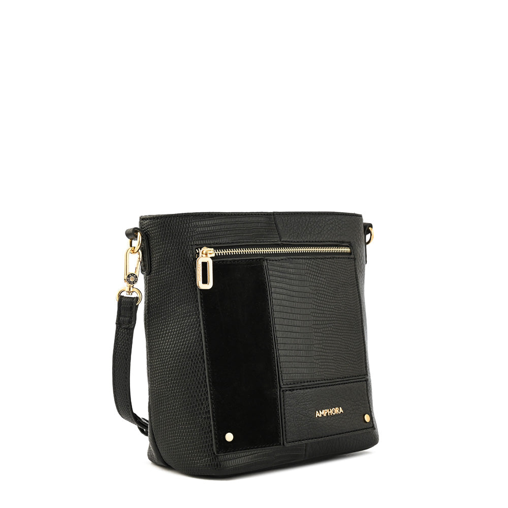 Cartera bandolera jane mediana negro especial