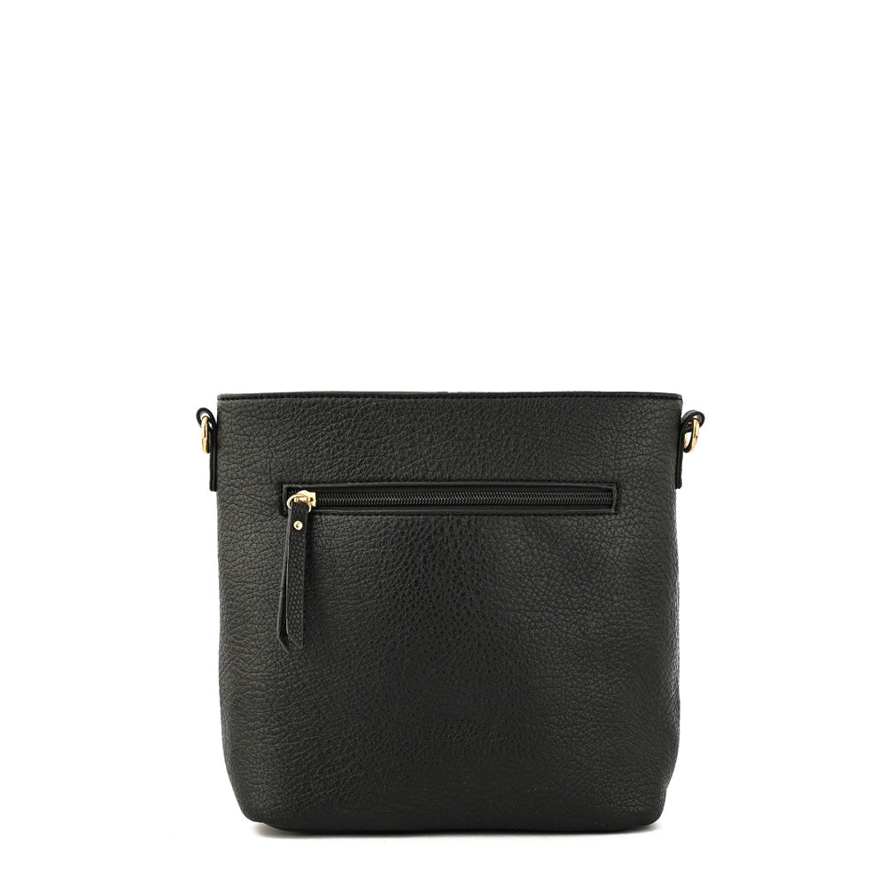 Cartera bandolera jane mediana negro especial