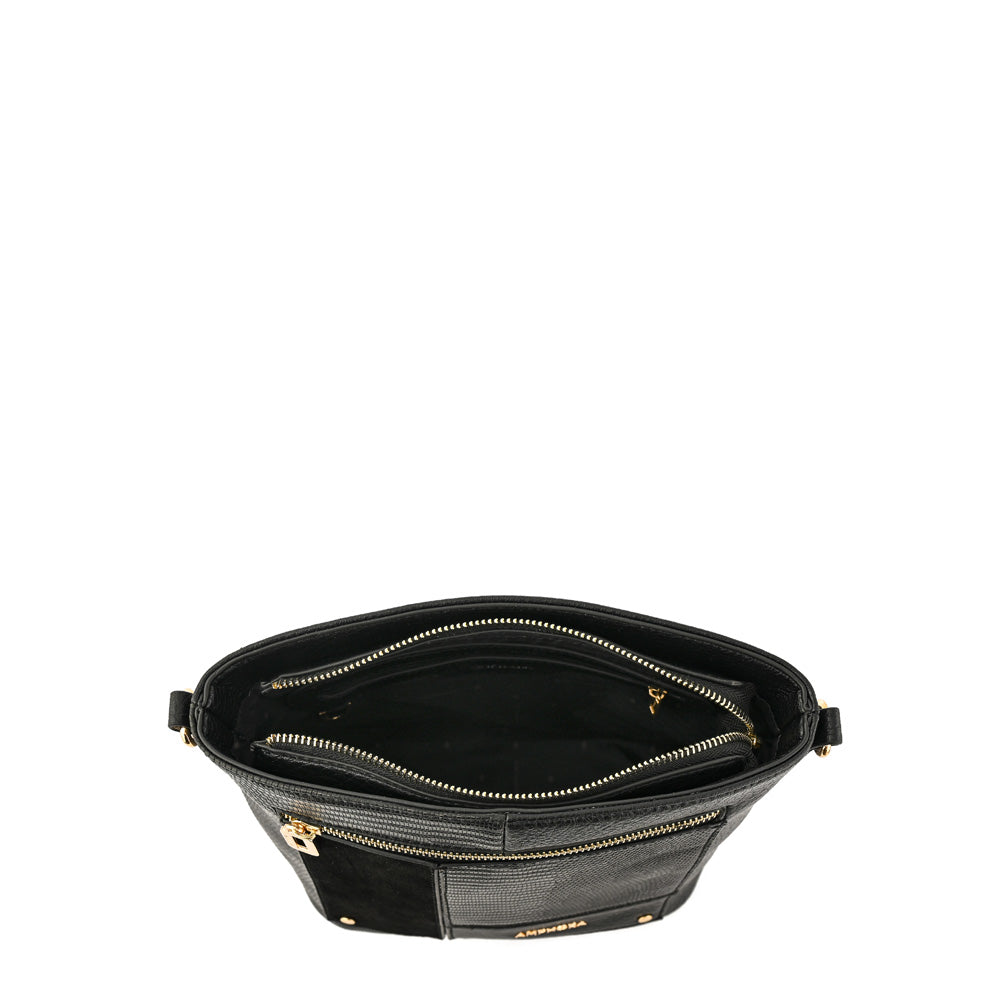 Cartera bandolera jane mediana negro especial