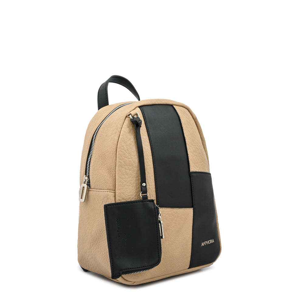 Mochila mediana lyra beige