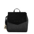 Mochila con tapa siena mediana negro especial