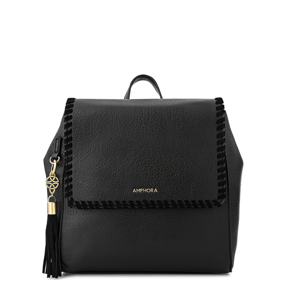 Mochila con tapa mediana evelyn