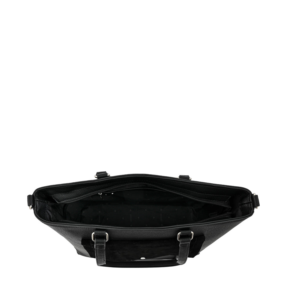 Cartera tote becca mediana negro