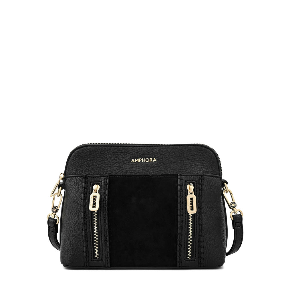 Cartera bandolera bertina mediana negro