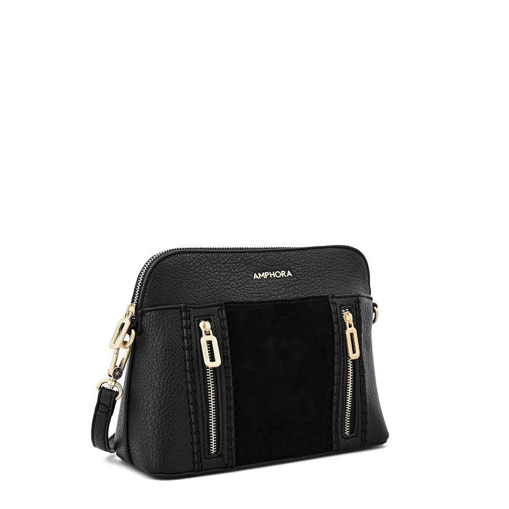 Cartera bandolera bertina mediana negro