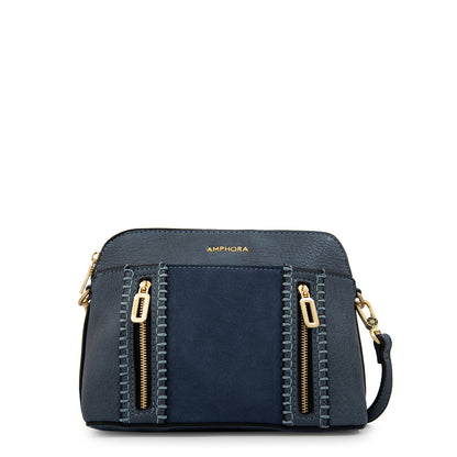 Cartera Bandolera bertina mediana denim