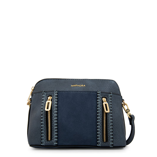 Cartera Bandolera bertina mediana denim