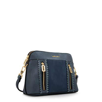 Cartera Bandolera bertina mediana denim
