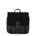 Mochila con tapa daila mediana negro