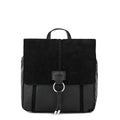 Mochila con tapa daila mediana negro especial