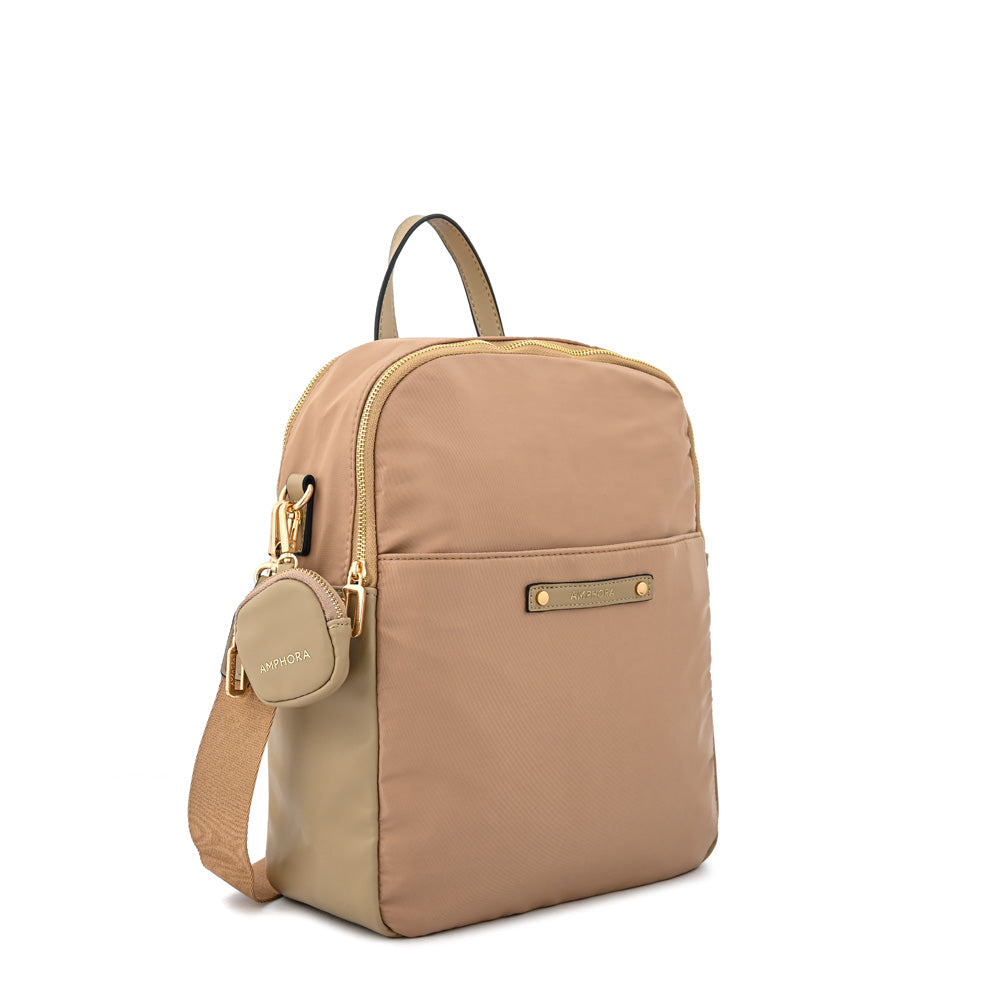 Mochila porta notebook mediana mei beige