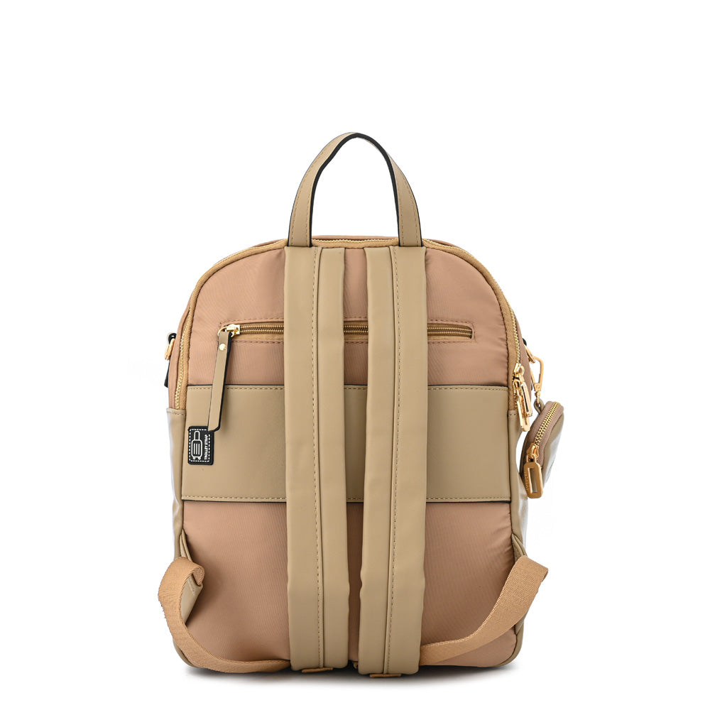 Mochila porta notebook mei mediana beige
