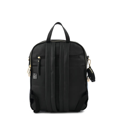 Mochila porta notebook mediana mei negro texturizado