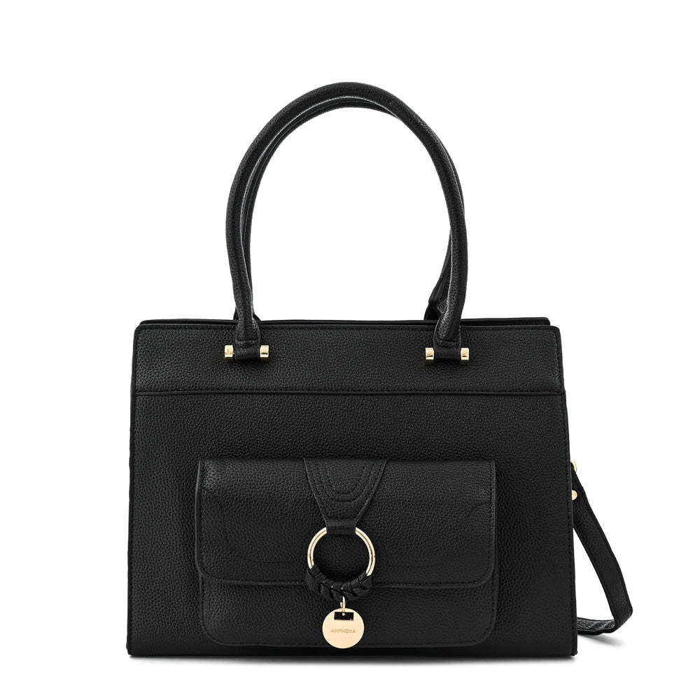 Cartera tote marla grande negro