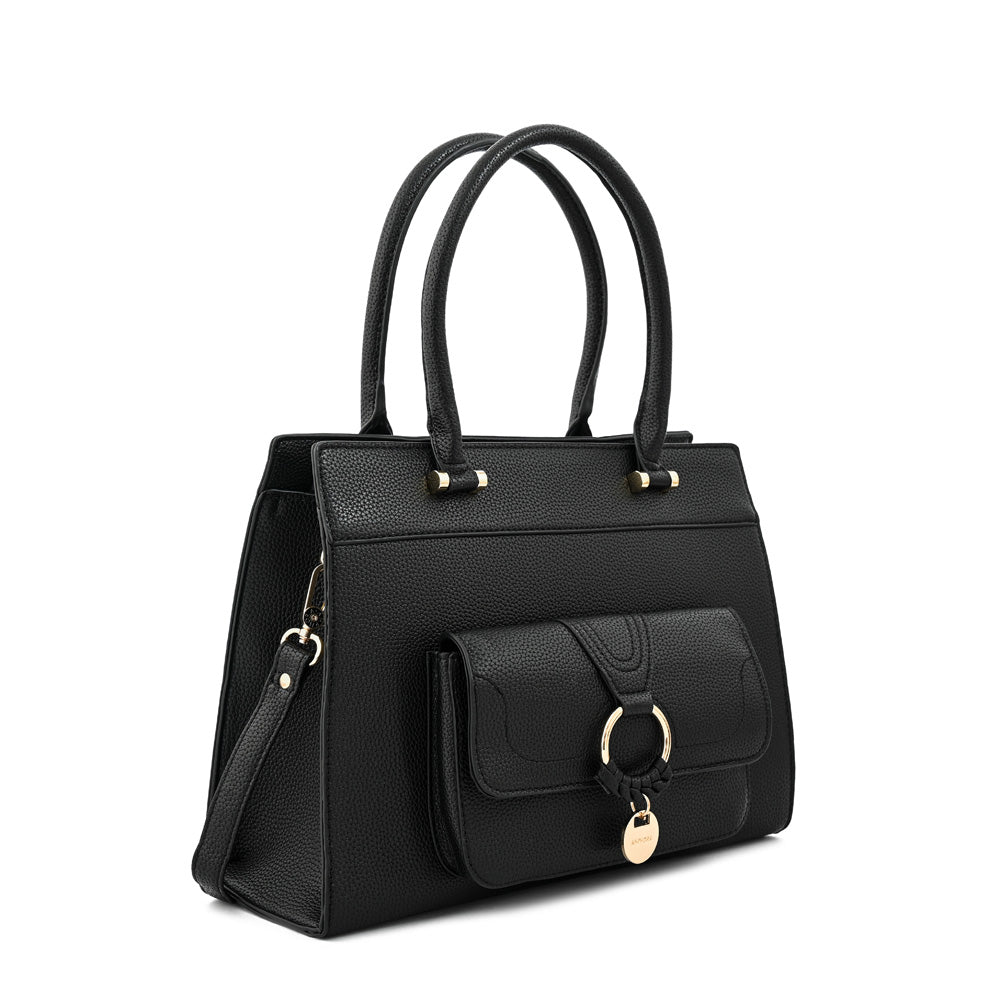 Cartera tote marla grande negro