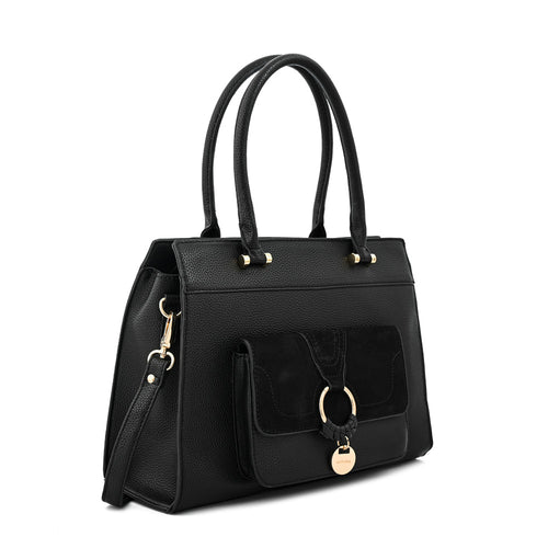 Cartera tote marla grande negro especial