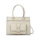 Cartera tote marla grande blanco crudo