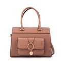 Cartera tote marla grande rosa viejo