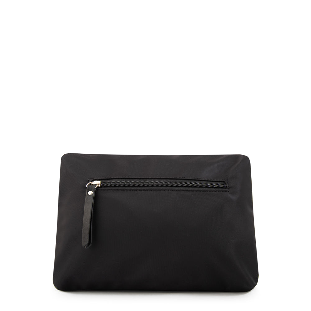 Cartera bandolera con tapa valita mediana negro especial