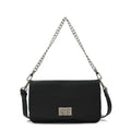 Cartera bandolera con tapa anto mediana negro
