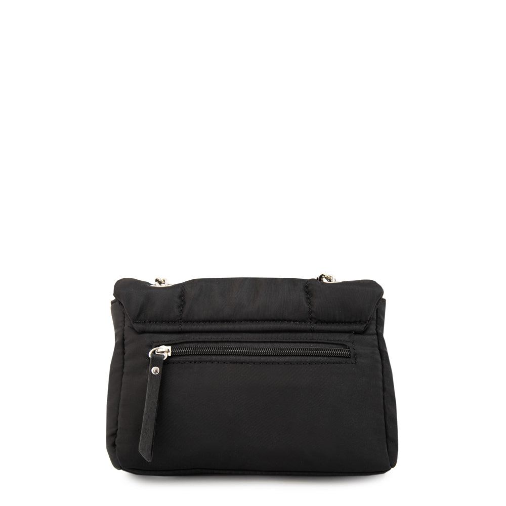 Cartera bandolera con tapa elian mediana negro especial