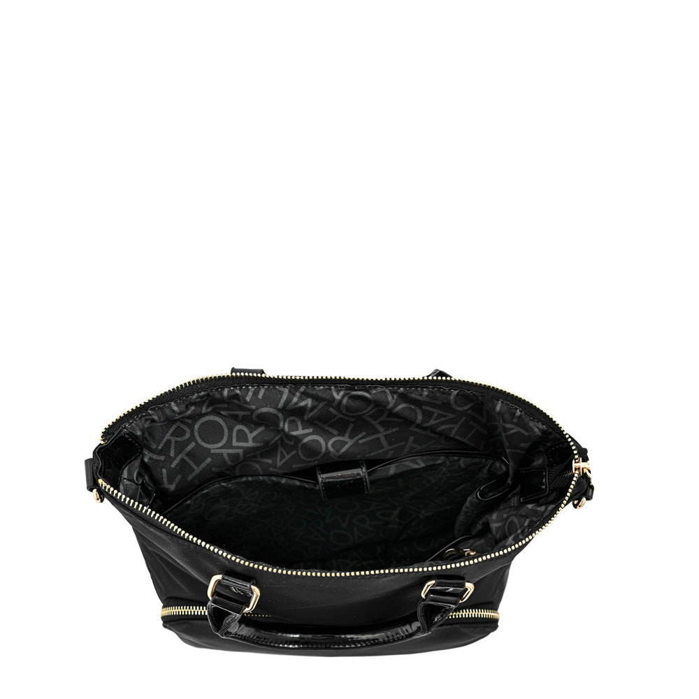Mochila con compartimientos lauri mediana negro
